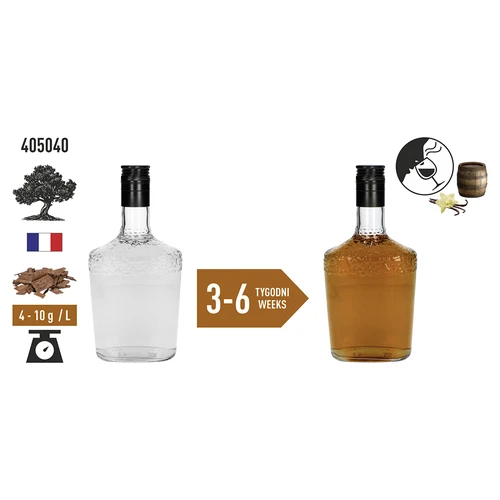 Vanilkové dubové vločky, silně opékané, 20g - 6