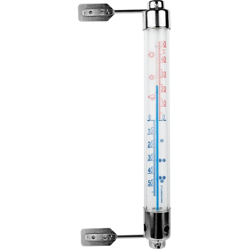 Venkovní teploměr s kovovým rámečkem (-50°C do +50°C) 20cm