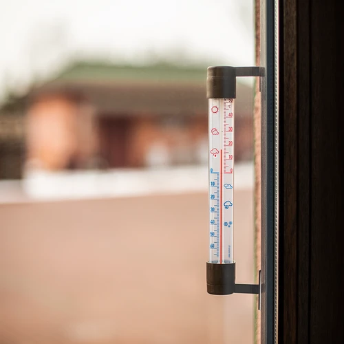 Venkovní teploměr s transparentní stupnicí (-70°C do +50°C) 23cm mix - 5
