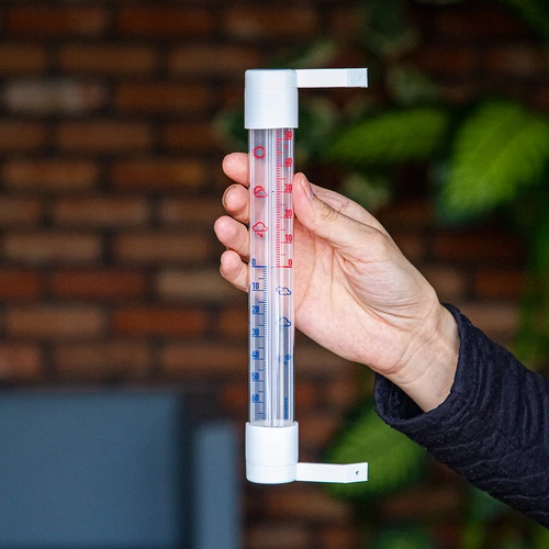 Venkovní teploměr s transparentní stupnicí (-70°C do +50°C) 23cm mix - 4