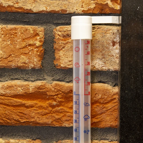 Venkovní teploměr s transparentní stupnicí (-70°C do +50°C) 23cm mix - 6