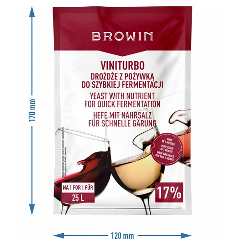 ViniTurbo - kvasnice pro rychlou fermentaci, 20 g - 3