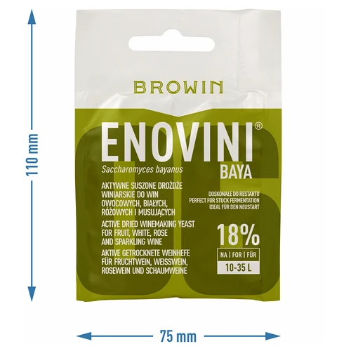 Vinné kvasnice Enovini® BAYA, 7 g - 3