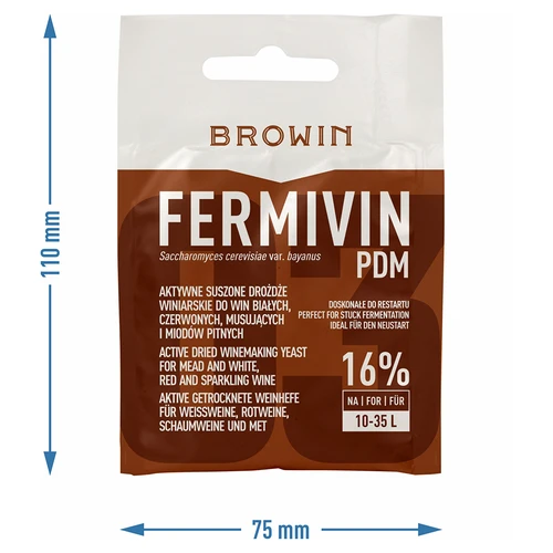 Vinné kvasnice Fermivin PDM, 7 g - 3