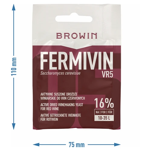 Vinné kvasnice Fermivin VR5, 7 g - 3