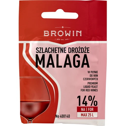 Vinné kvasnice Malaga, 20 ml