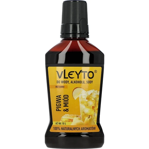VLEYTO Kdoule & Med – chuťová esence s přírodními aromaty, 250 ml