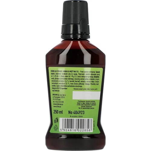 VLEYTO Máta & Jablko – chuťová esence s přírodními aromaty, 250 ml - 2