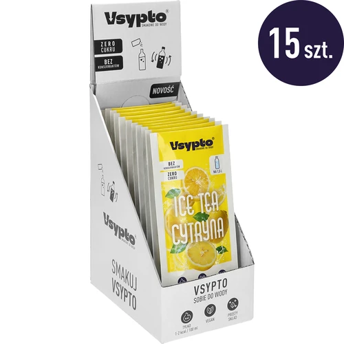 Vsypto Ice Tea Citron – balení 15×9 g - 2