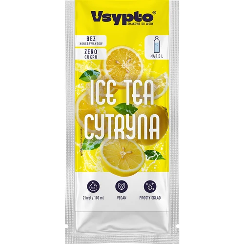 Vsypto Ice Tea Лимон – комплект 15 x 9 г - 5