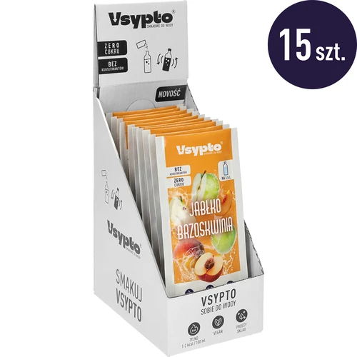 Vsypto Jablko Broskev - sada 15x9g - 2