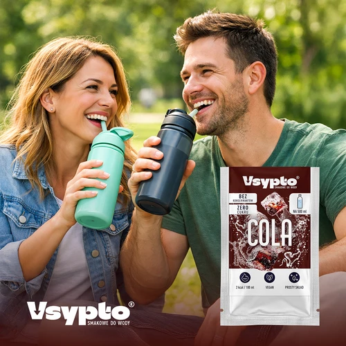 VSYPTO s příchutí coly – ochucovací prášek do vody, 3 g - 7
