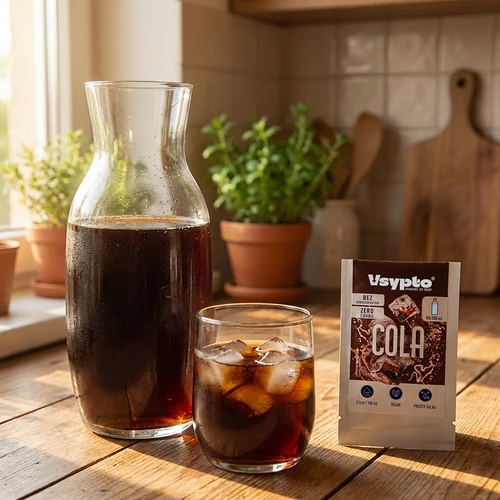 VSYPTO s příchutí coly – ochucovací prášek do vody, 3 g - 9