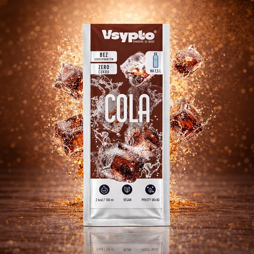 VSYPTO s příchutí coly - ochucovací prášek do vody, 9 g - 5