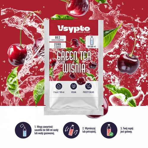 VSYPTO s příchutí Green Tea Višeň, 3 g - 6