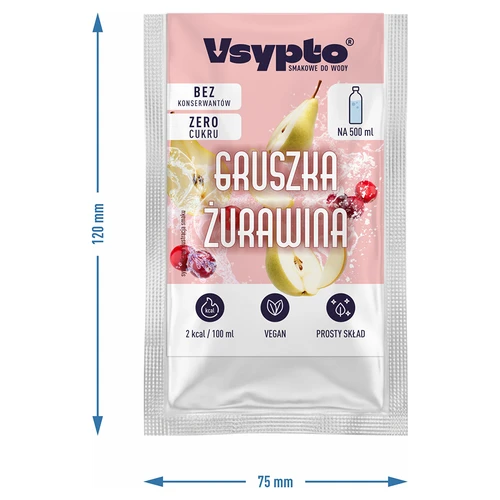 VSYPTO s příchutí Hruška & Brusinka, 3 g - 4