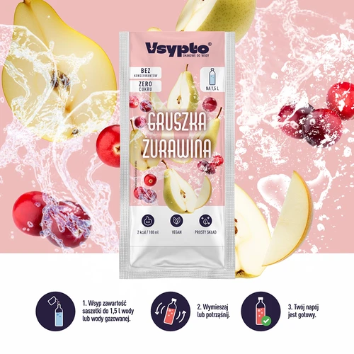 VSYPTO s příchutí hruška–brusinka, 9 g - 6