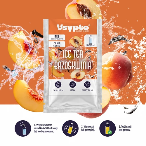 VSYPTO s příchutí Ice Tea Broskev, 3 g - 6