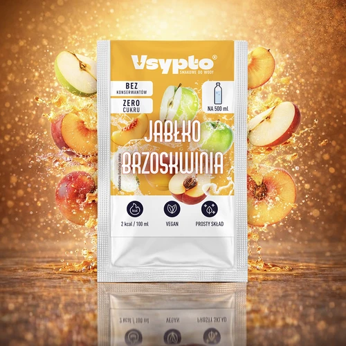 VSYPTO s příchutí jablko a broskev, 3 g - 5