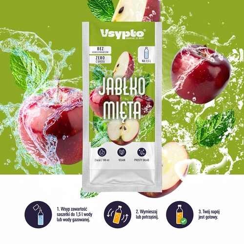 VSYPTO s příchutí Jablko Máta, 9 g - 6