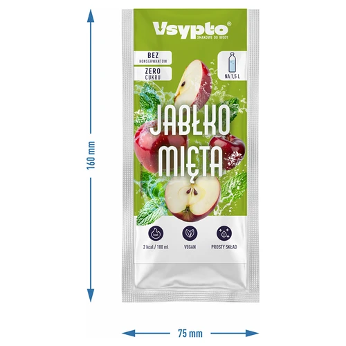 VSYPTO s příchutí Jablko Máta, 9 g - 4