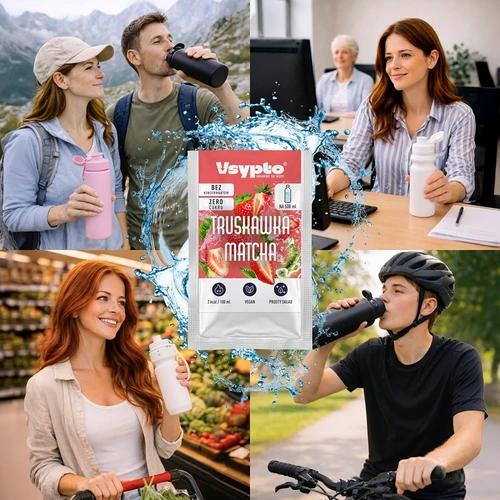 VSYPTO s příchutí Jahoda Matcha, 3 g - 8