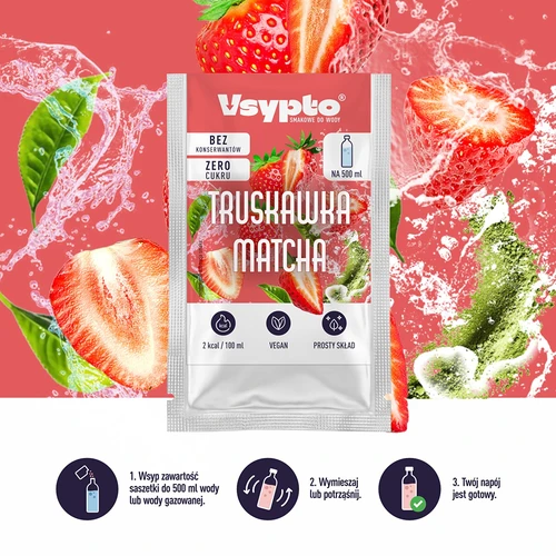 VSYPTO s příchutí Jahoda Matcha, 3 g - 6