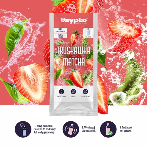 VSYPTO s příchutí Jahoda Matcha, 9 g - 6