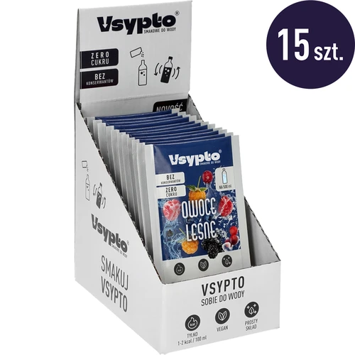 VSYPTO s příchutí lesního ovoce, 3 g - 10