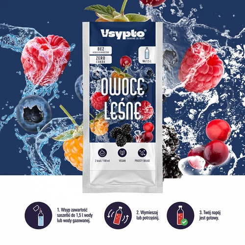 VSYPTO s příchutí lesního ovoce, 9 g - 6