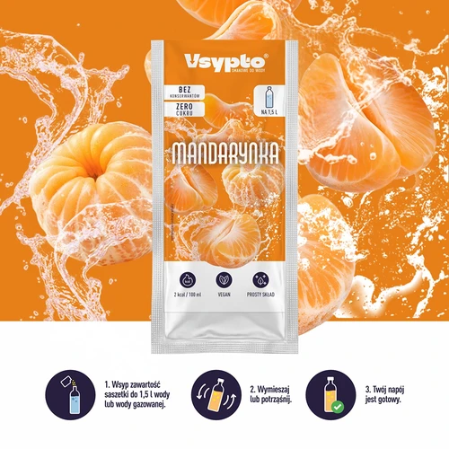 Vsypto s příchutí mandarinky, 9 g - 6