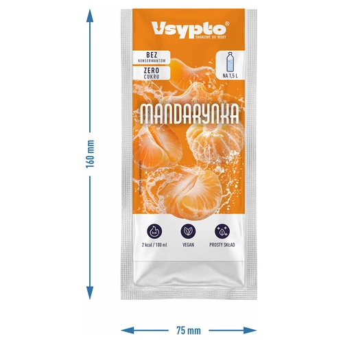 Vsypto s příchutí mandarinky, 9 g - 4