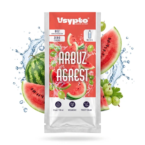 VSYPTO s příchutí meloun & angrešt, 9 g