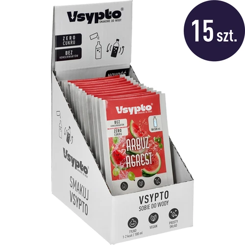 VSYPTO s příchutí vodní meloun a angrešt, 3 g - 10
