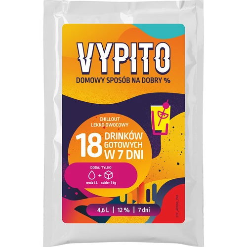 VYPITO 12%, sáček na 18 drinků - Chillout lehce ovocný, 126 g