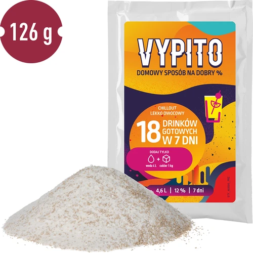 VYPITO 12%, sáček na 18 drinků - Chillout lehce ovocný, 126 g - 3