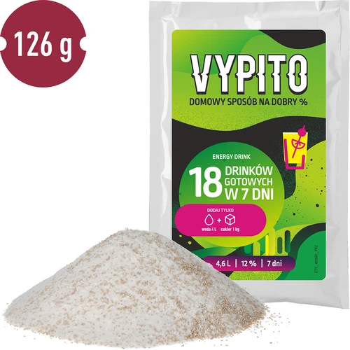 VYPITO 12%, sáček na 18 drinků - Energy drink, 126 g - 3