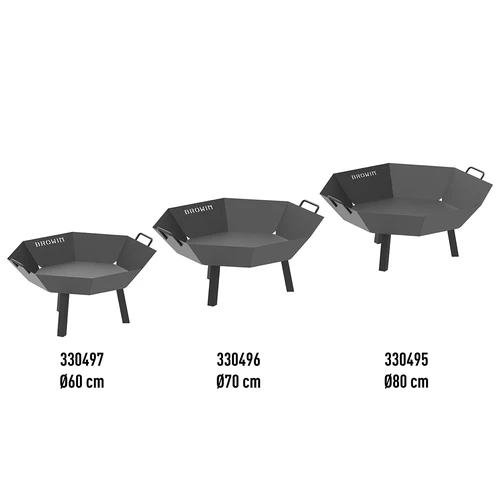 Zahradní ohniště ø 60 cm - loftové - 21
