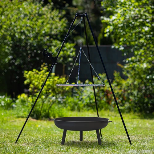 Zahradní ohniště Ø58 cm, kulaté, mísa - 11