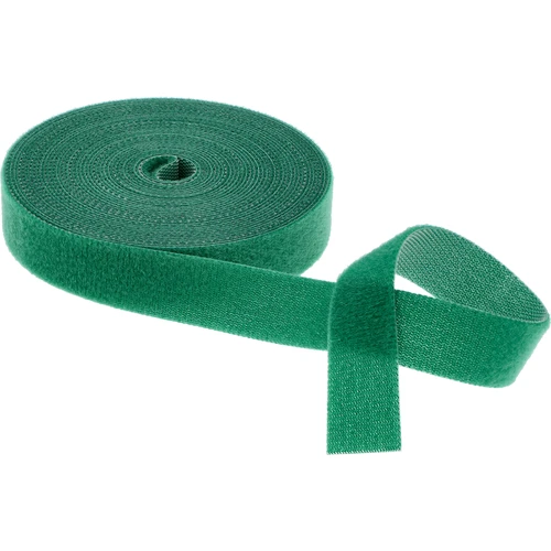 Zahradní páska na suchý zip, zelená, 15 mm x 5 m