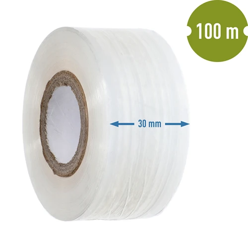 Zahradnická páska na roubování, průhledná, 100 m x 3 cm - 3