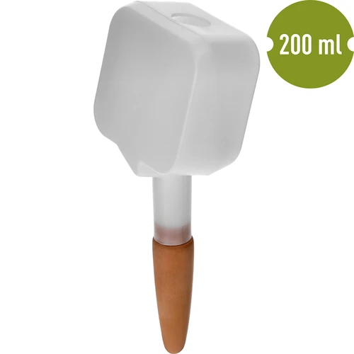 Zavlažovač rostlin - bílá tabulka s keramickou nožkou, 200 ml - 2