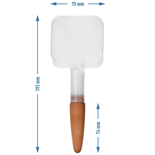 Zavlažovač rostlin - bílá tabulka s keramickou nožkou, 200 ml - 5