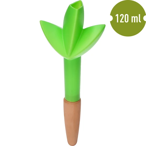 Zavlažovač rostlin – zelený list s keramickou nožkou, 120 ml - 2