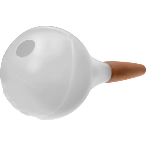 Zavlažovací koule pro rostliny, bílá matná s keramickou nožkou, 400ml - 4