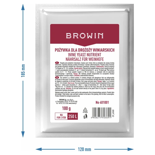 Živná sůl pro vinné kvasinky, 100 g - 2