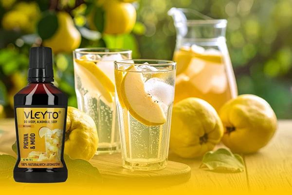 Sparkling Pigwa - osvěžující nealkoholický drink s nádechem medu a kdoule