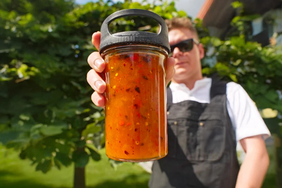 Browin Przepiśnik - Pikantní broskvový džem s chilli a nádechem rumu