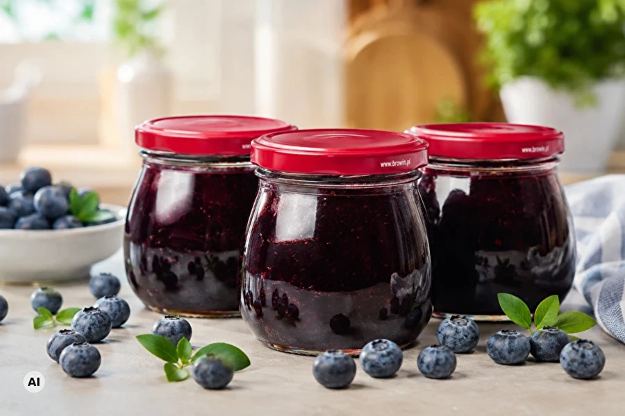 Browin Przepiśnik - Recept na borůvkový džem bez přidaného cukru